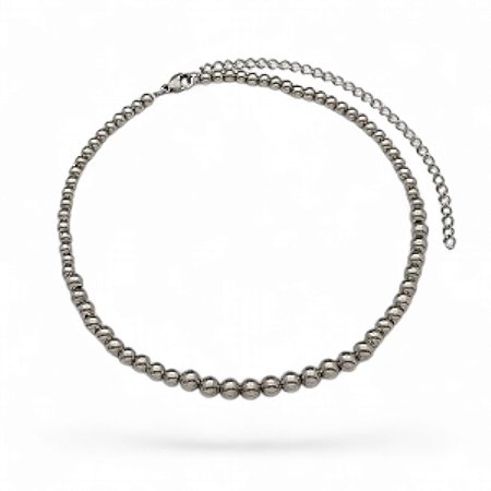 Choker Elo Bolinhas