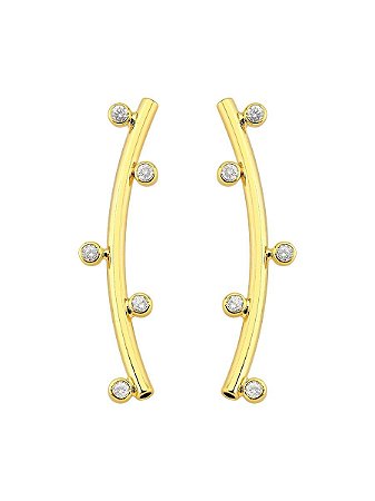 Ear Cuff Ziconias Incolores