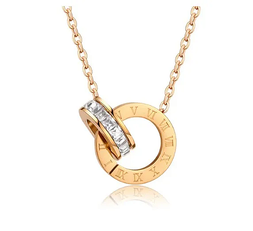Colar Inspiração Bvlgari | Aço Premium  Gold 18k