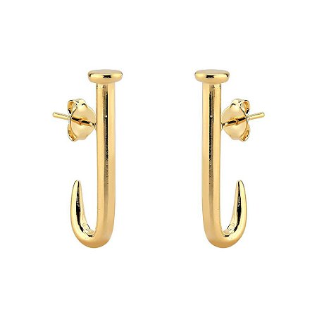 Ear Hook Prego | Ouro 18k