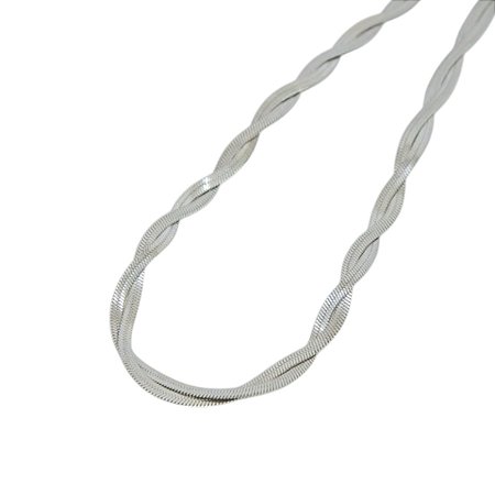 Conjunto Colar Trançado + Pulseira