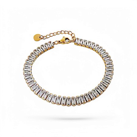 Pulseira Riviera Zircônia Cúbica | Gold