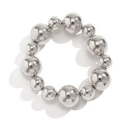 Pulseira Esferas Maxi | Prateada