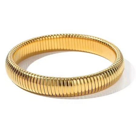 Pulseira Flex Snake 12mm | Gold