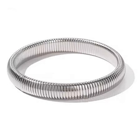 Pulseira Flex Snake 10mm | Prateada