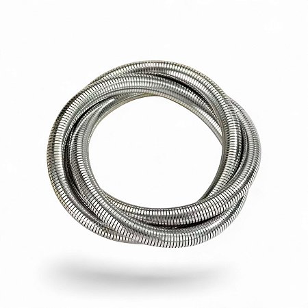 Pulseira Flex Tripla | Prateada