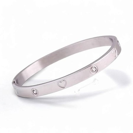 Pulseira Love | Inspiração Cartier - Prateada