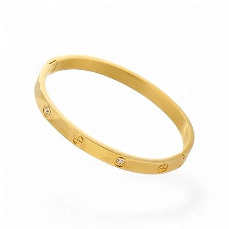 Pulseira Love |  Inspiração Cartier - Dourada