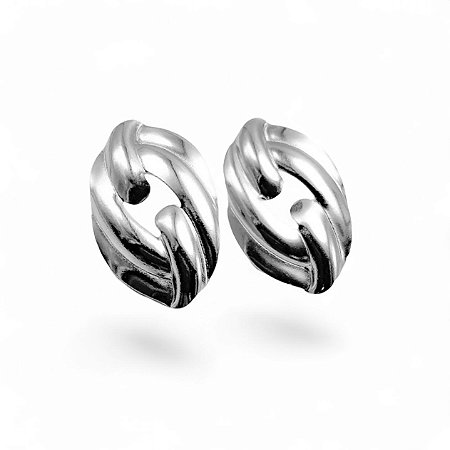 Brinco Oval Vazado