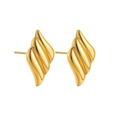 Brinco Camadas P - Aço Premium Gold