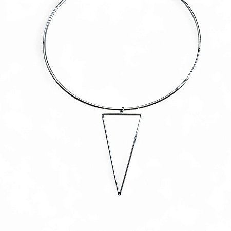 Choker Aro Triângulo Geométrico