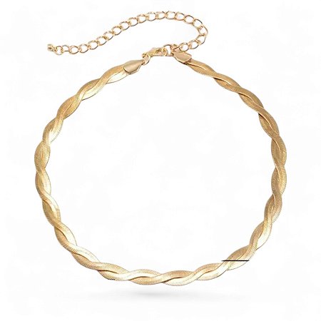 Choker Trançada | Dourada