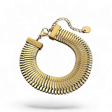 Pulseira Malha Real Dourada