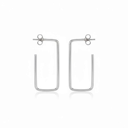 Brinco Argola Retângulo