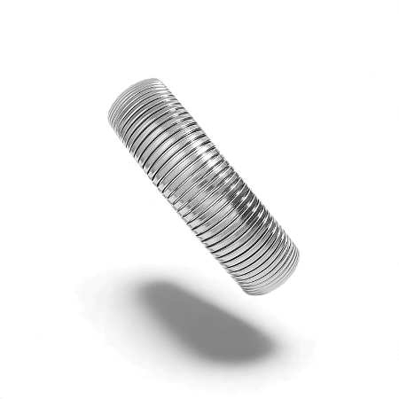 Pulseira Snake Flex 20mm | Prateada