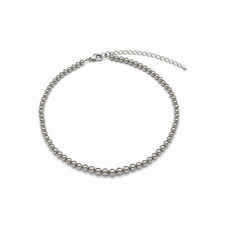 Choker Elo Bolinhas | Prateada