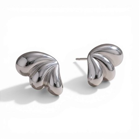 Brinco Gota Tripla | Prateado