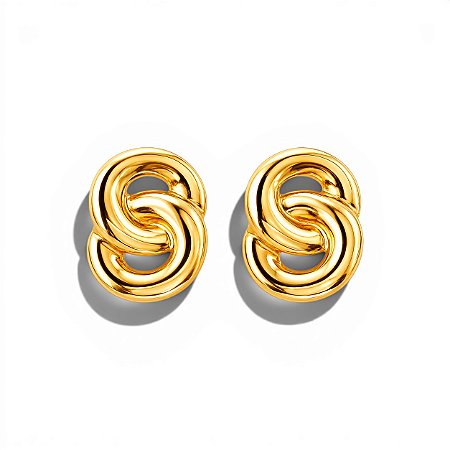 Brinco Elo Infinito | Ouro 18k