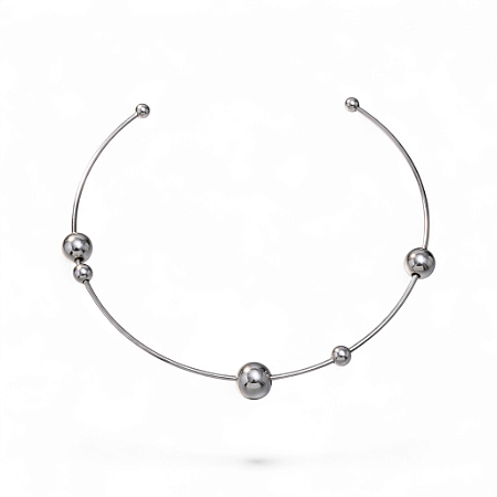 Choker Aro Spheras | Prateado