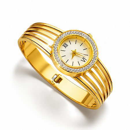 Relógio Bracelete Fios | Ouro 18k