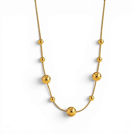 Colar Sphera Celine | Ouro 18k