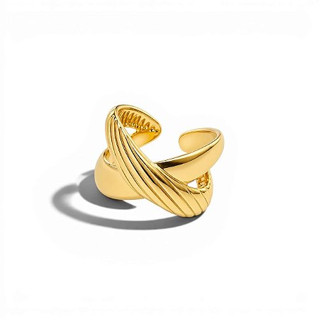 Anel Cross X | Ouro 18k