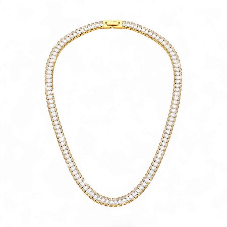 Choker Riviera | Ouro 18k com Zircônias
