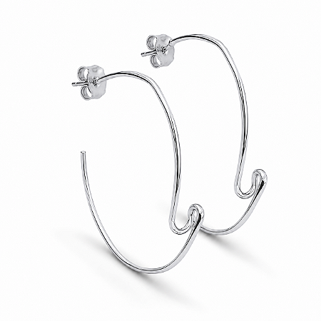 Argola Maxi Onda | Coleção Fluir