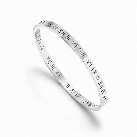 Bracelete Algarismos | Prateado