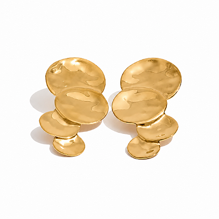 Brinco Maxi Aura | Dourado