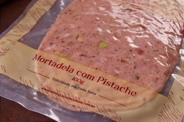 Mortadela com Pistache Fatiado