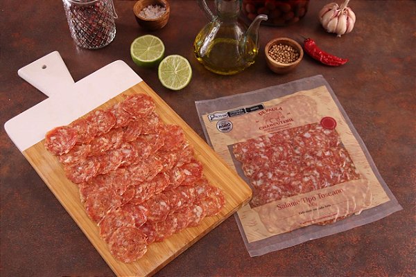 Salame Toscano com Pistache Fatiado