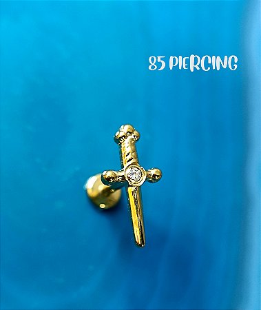 LBT ADAGA ZIRCONIA GOLD PVD TITANIO