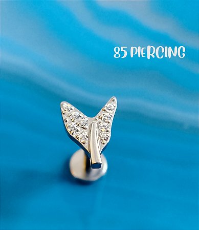 LBT RABO DE SEREIA ZIRCONIAS CRAVEJADAS TITANIO