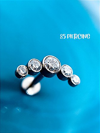 CLUSTER AÇO ZIRCÔNIA CRISTAL