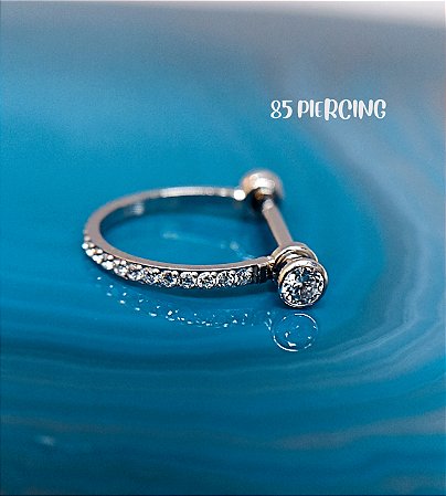 MEIO SEGMENTO ZICÔNIAS CRAVEJADAS AÇO