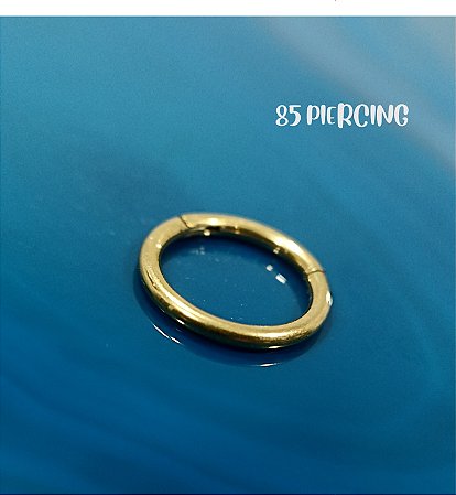 SEGMENTO AÇO 8MM GOLD PVD