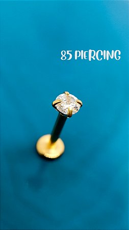 LBT AÇO GOLD PVD ZIRCÔNIA 3MM