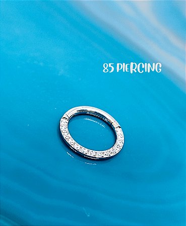 SEGMENTO FRONTAL ZIRCONIAS CRAVEJADAS AÇO 8MM