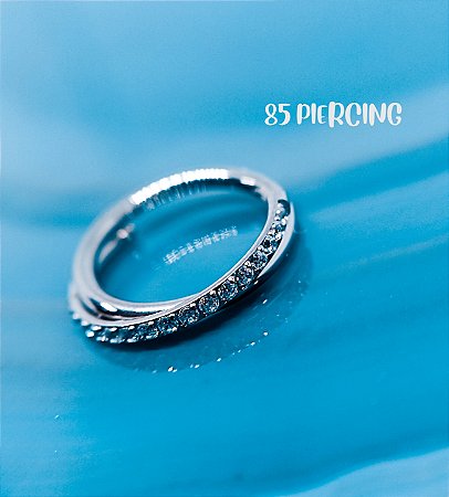 SEGMENTO TRANSADO TITÂNIO ZIRCÔNIA CRAVEJADA