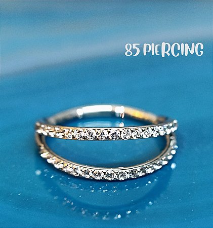 SEGMENTO DUPLO ZIRCÔNIAS CRAVEJADAS TITÂNIO