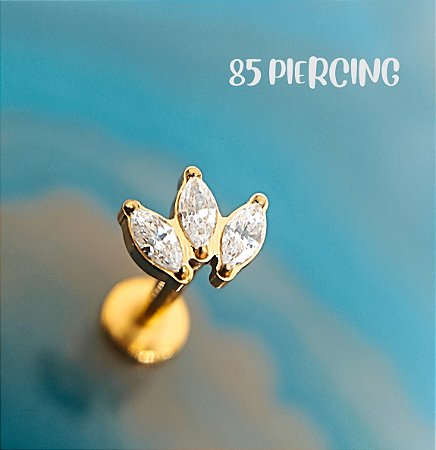 LBT NAVETES ZIRCÔNIAS TITÂNIO GOLD PVD