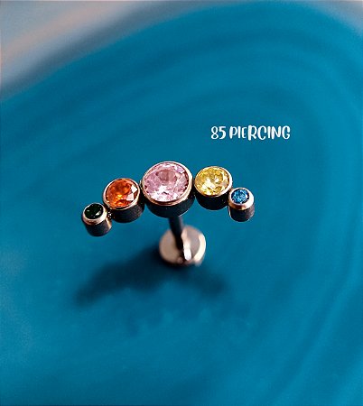 CLUSTER MULTCOLORS ZIRCÔNIAS TITÂNIO