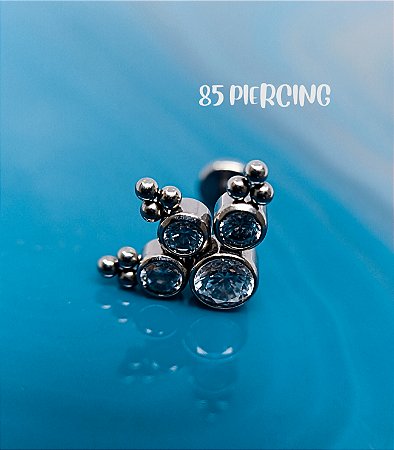 LBT TRIO ZIRCÔNIAS ORNAMENTAL TITÂNIO