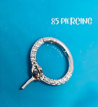 SEGMENTO FRONTAL COBRA ZIRCÔNIAS CRAVEJADAS TITÂNIO