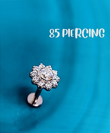 LBT FLOR 10 PÉTALAS TITÂNIO ZIRCÔNIAS