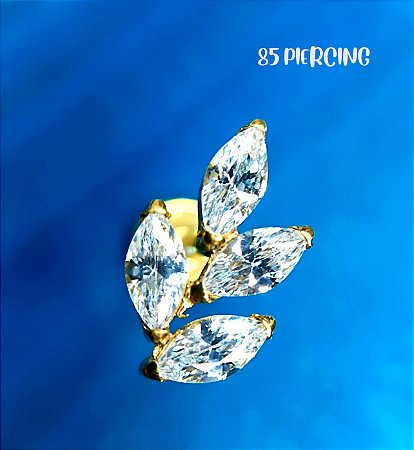 LBT FOLHAS NAVETES TITÂNIO GOLD PVD