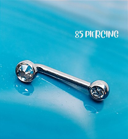 PIERCING INTIMO CRISTINA II ZIRCÔNIA CRISTAL TITÂNIO