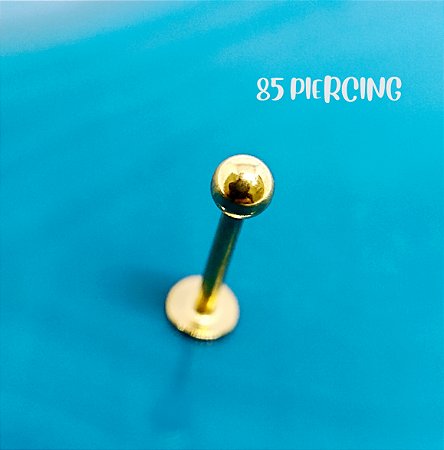 LABRET AÇO GOLD PVD