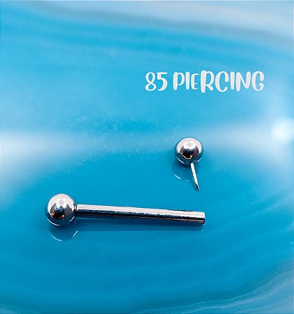 BARBELL TITÂNIO PUSH PIN